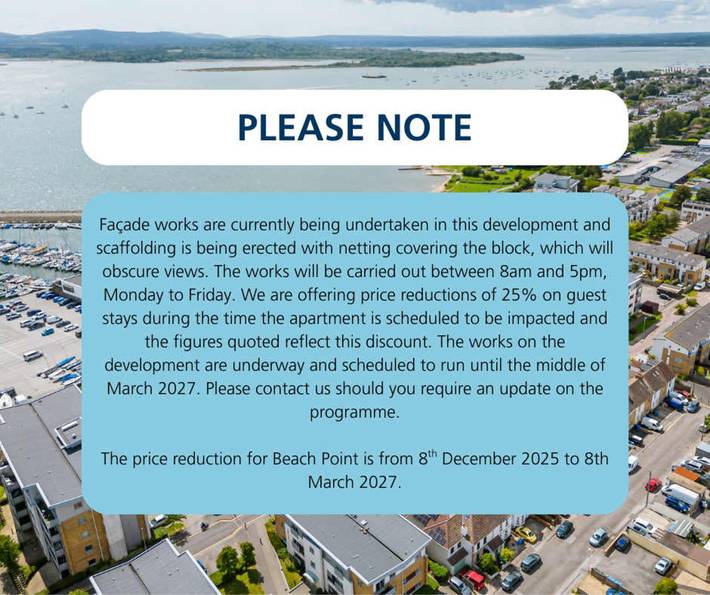 Ganze Wohnung, Beach Point - Stunning Harbour Views from Balcony in Poole, Poole Harbour