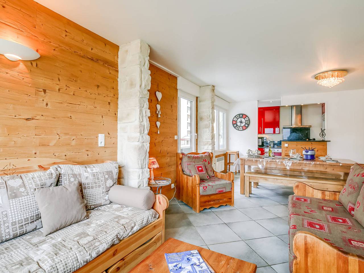 Appartement De Vacances pour 8 Personnes dans Tignes, Espace Killy