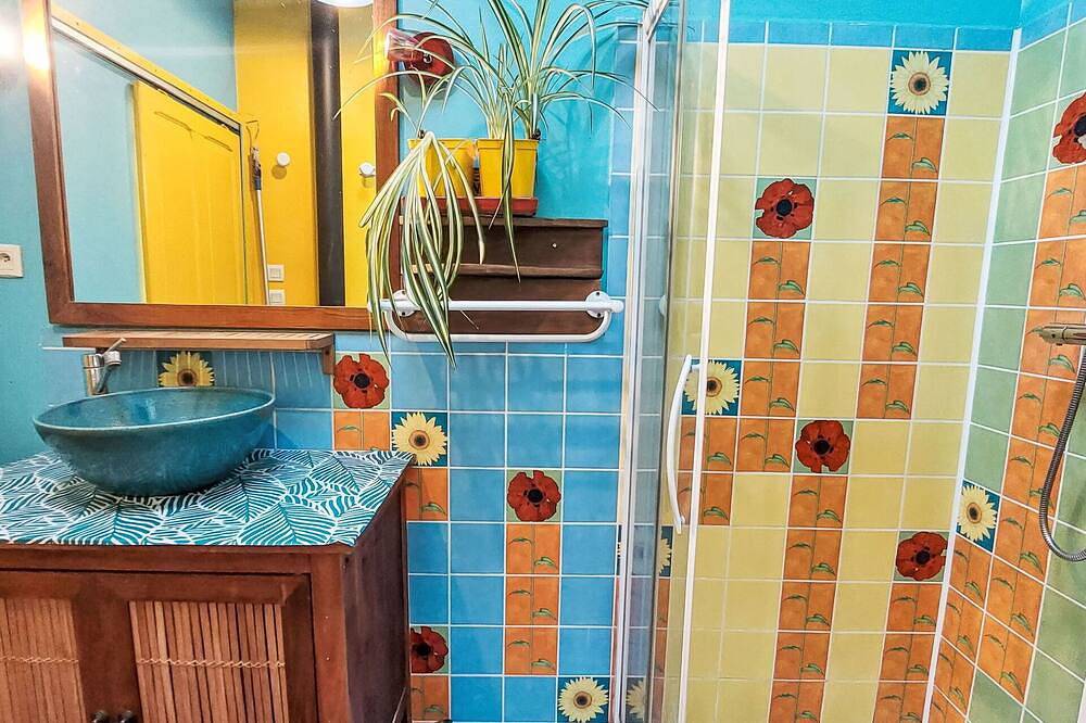 Belle maison de vacances privée pour 4 personnes avec Wifi, Tv et patio in Plérin, Côte de Goëlo