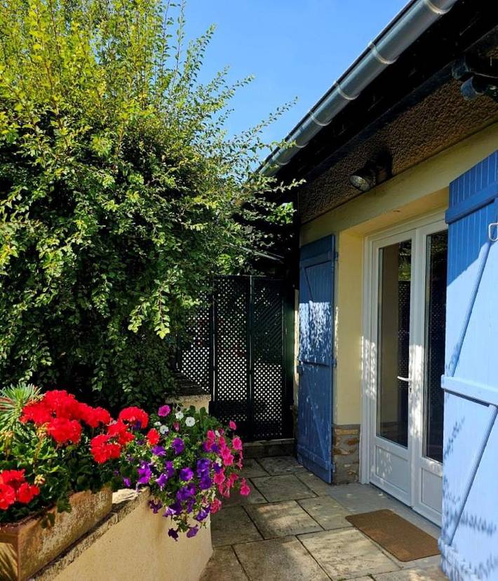 Maison de vacances pour 4 personnes, avec Terrasse ainsi que Jardin et Vue à Giverny