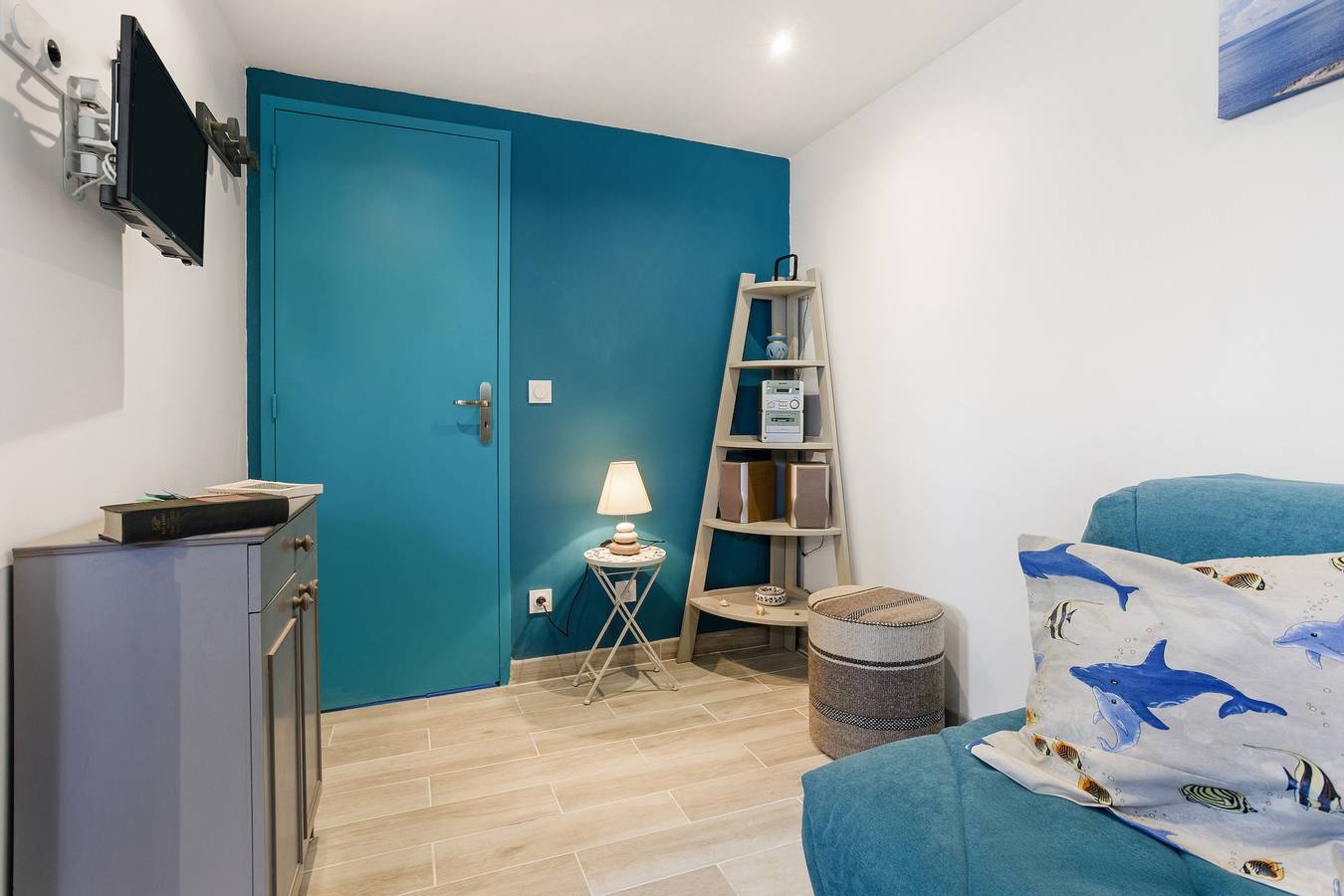 Estudio entero, Apartamento 'Carpe Diem' con terraza compartida y Wi-Fi in La Farlède, Region de Toulon