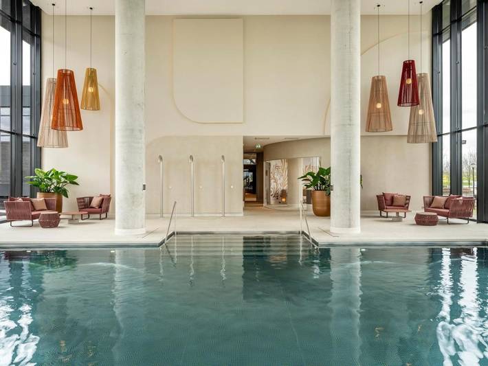 Hôtel pour 2 personnes, avec piscine ainsi que terrasse et sauna