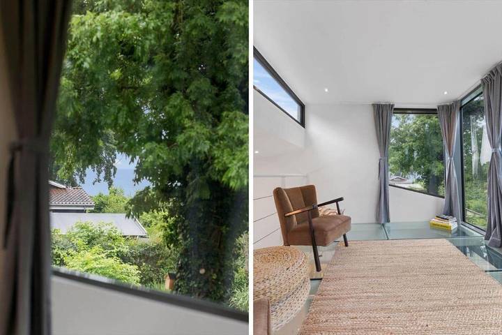 Ferieudlejning for 6 personer, med Terrasse og Udsigt i Dronningmølle