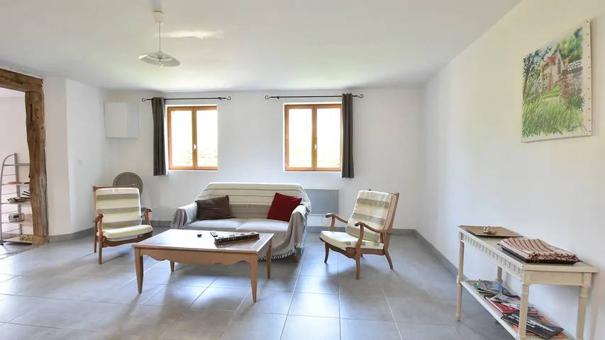 Location de vacances pour 5 personnes, avec jardin à Le Bourg-Dun