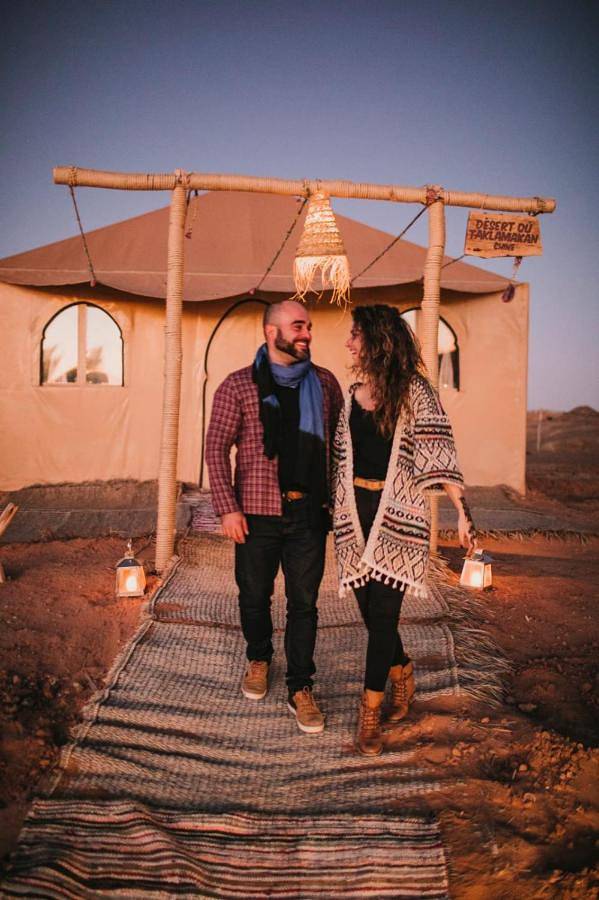 Tente pour 3 personnes, avec vue et jardin au Maroc - 4