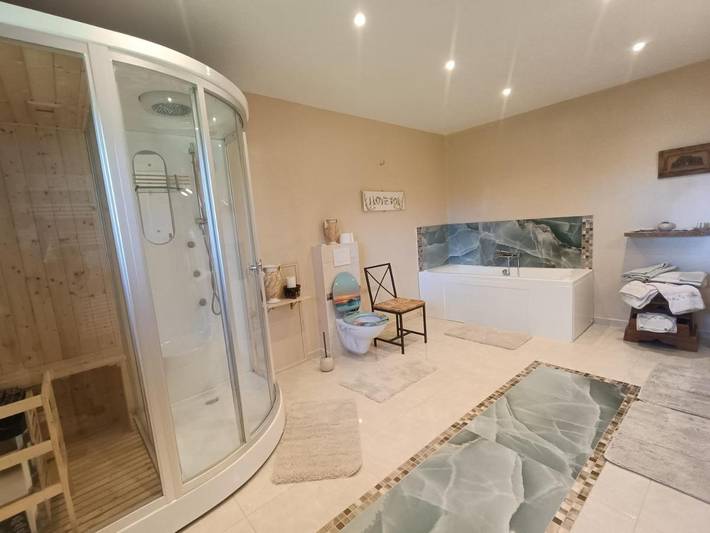 Location de vacances pour 3 personnes, avec sauna et jardin ainsi que piscine et jacuzzi à Bazas - 3