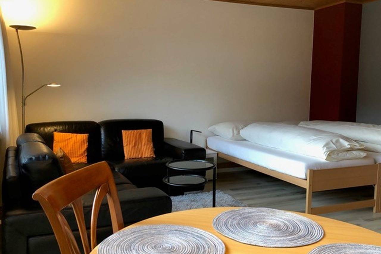 Ganze Ferienwohnung, Appartementhaus Quadern - 1 Zimmerwohnung in Pfäfers, Churer Rheintal