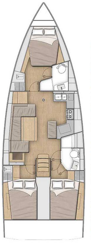 Bateau pour 4 personnes en Provence-Alpes-Côte d'Azur