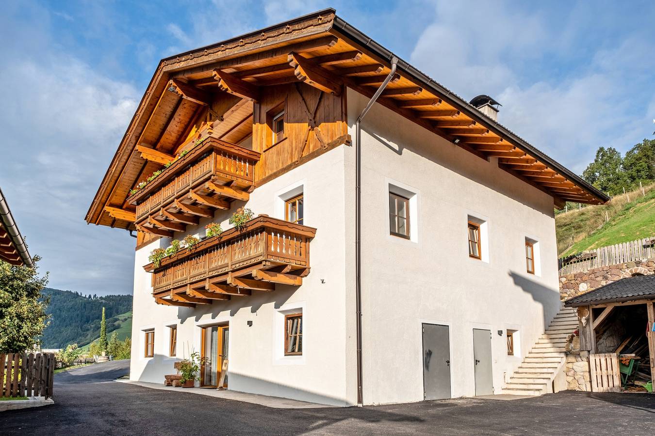 Ganze Wohnung, Ferienwohnung "Oberpatiglhof - Anna" mit Bergblick, Gemeinschaftsterrasse & Wlan in Völs am Schlern, Dolomiti Superski