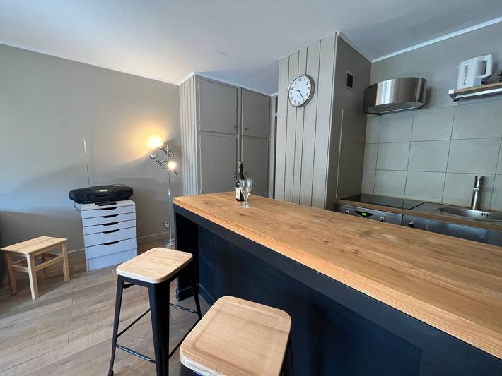 Studio pour 4 personnes, avec Balcon