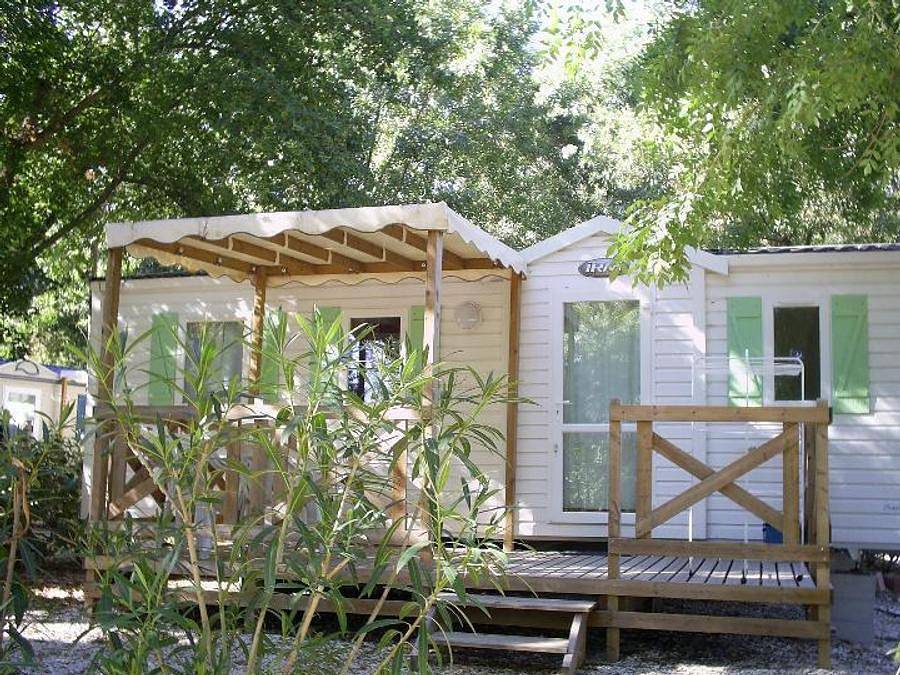 Camping Vert Gapeau - Mobilhome 6 personas - Mobil-home de 3 habitaciones climatizado Romarin (31m²) in Hyeres, Region de Toulon