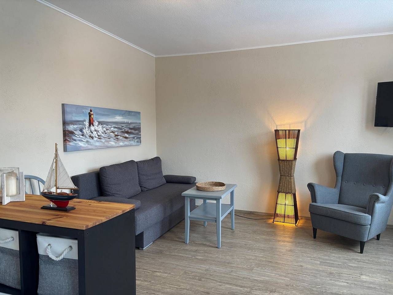 Ganze Wohnung, Gemütliches 1-Raum-Appartement mit Balkon in strandnaher Lage. in Hörnum, Sylt