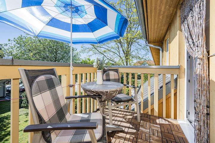 Hütte für 2 Personen, mit Balkon und Ausblick auf Usedom - 2
