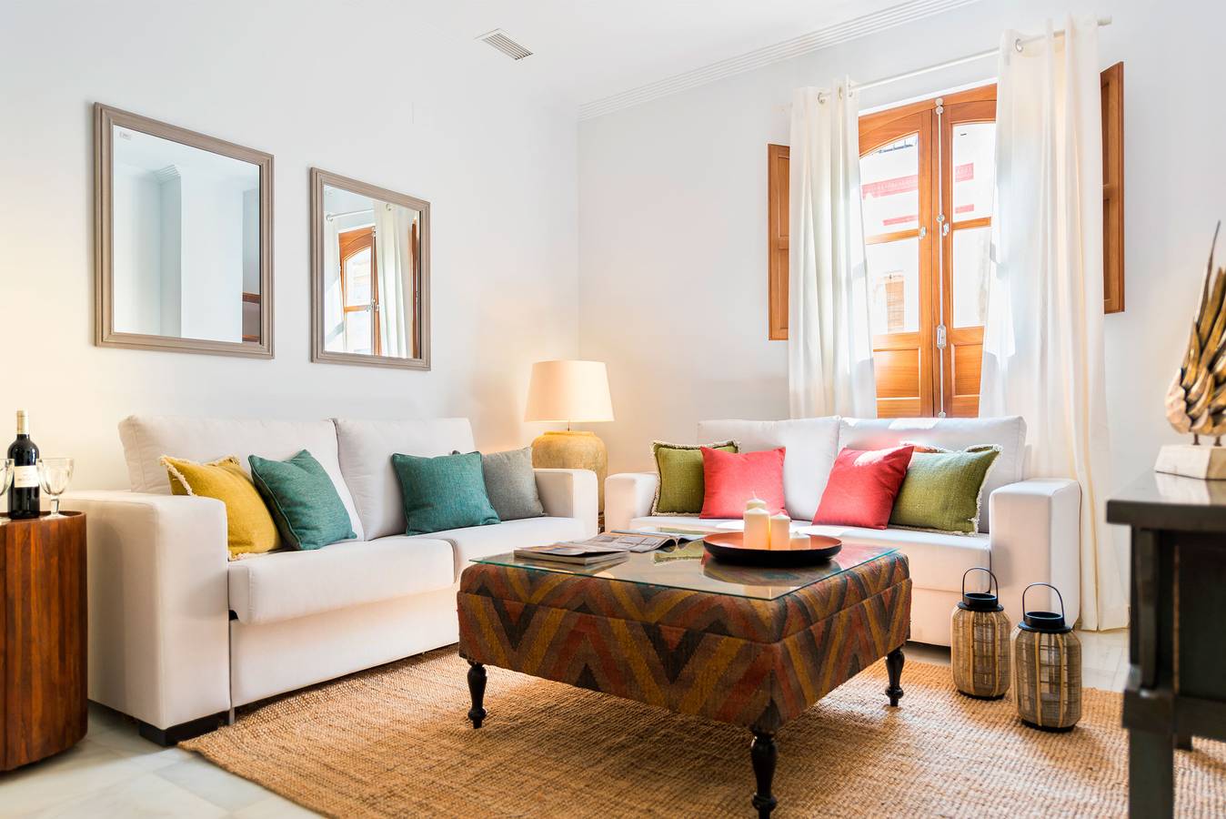 Geheel appartement, Vakantieappartement voor 6 personen met terras in Casco Antiguo, Sevilla