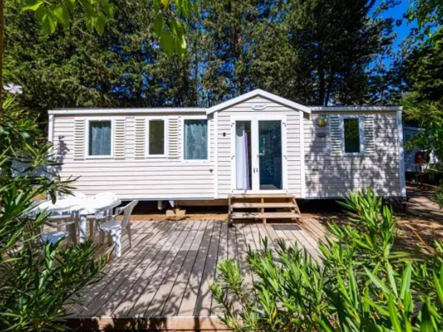 Camping Le Rebau  - Mobilheim 8 personen - Super Octalia 3 Schlafzimmer in Montblanc, Mittelmeerküste (Frankreich)