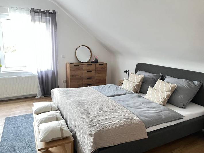 Ferienwohnung für 4 Personen, mit Balkon und Ausblick in Fuldabrück