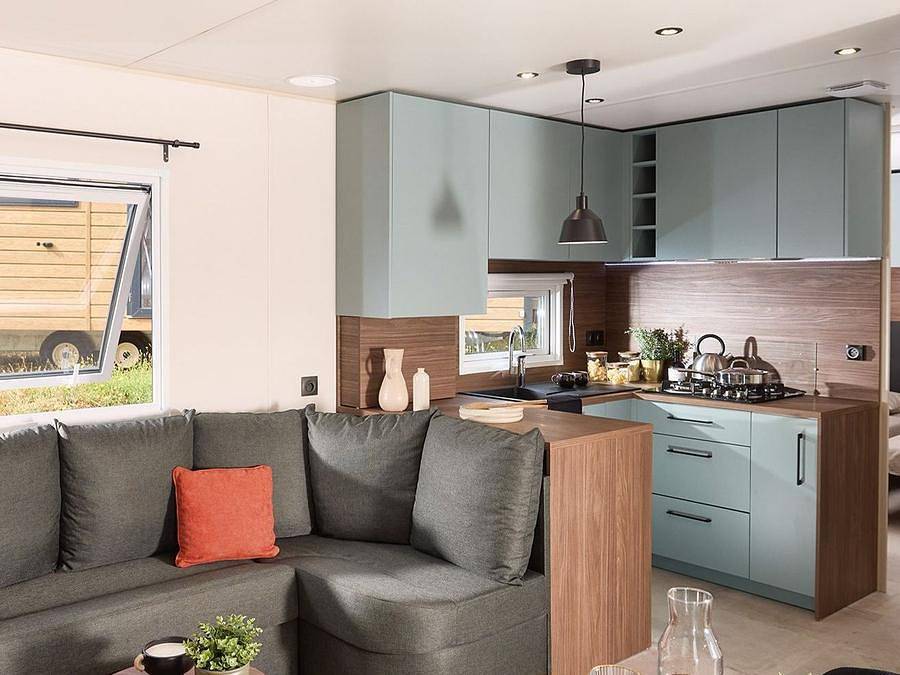 Lodges de Blois Chambord - Mobilheim 6 personen - Cottage Privilège 40m2 (3 Zimmer, 2 Bäder) +Klimaanlage + Terrasse in Mont-près-Chambord, Sologne