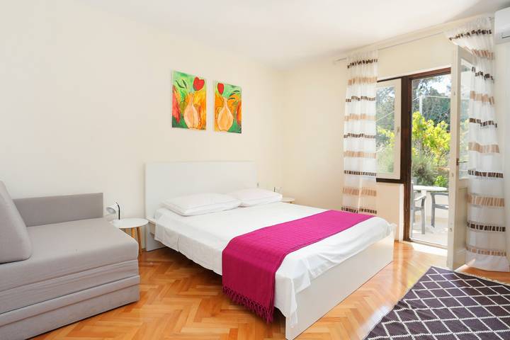 Pokój dla 2 osób, z balkon/ taras w Arbanija