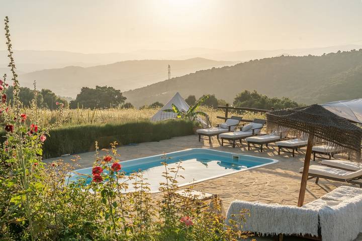 Finca für 12 Personen, mit Garten in Casares