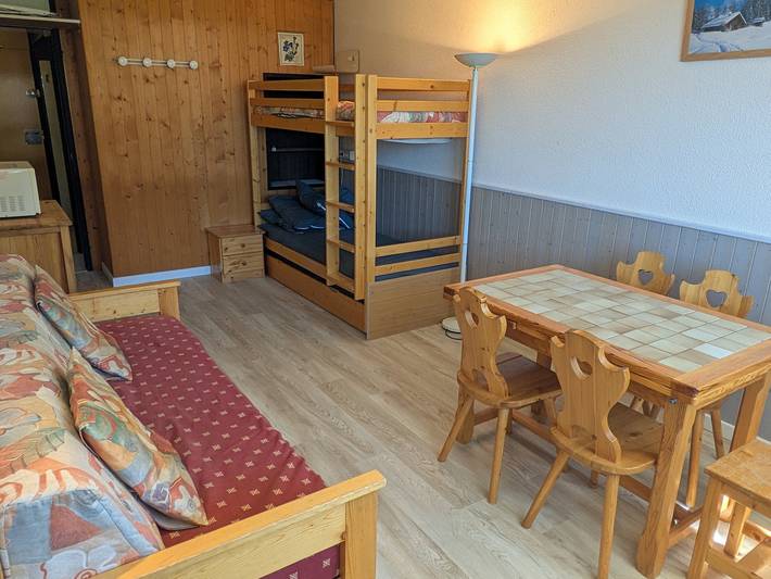 Studio pour 4 personnes, avec Balcon