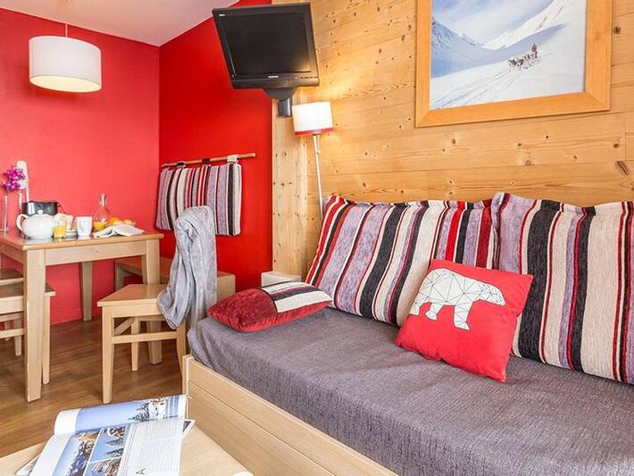 Pierre & Vacances Résidence L'Ours Blanc - Estudio 4 personas - 1 dormitorio in Huez, Parque Nacional de los Ecrins