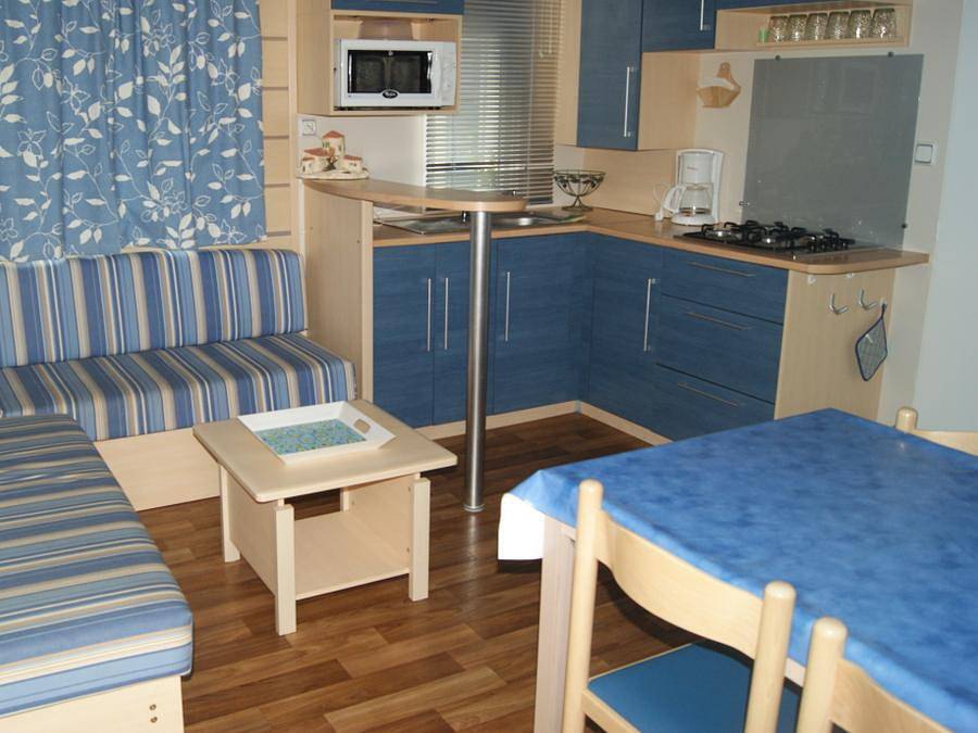 Camping Le Château - Mobilheim 4 personen - Budget 2 Zimmer ca. 28 m² in Saint-Hilaire-de-Riez, Loire-Tal