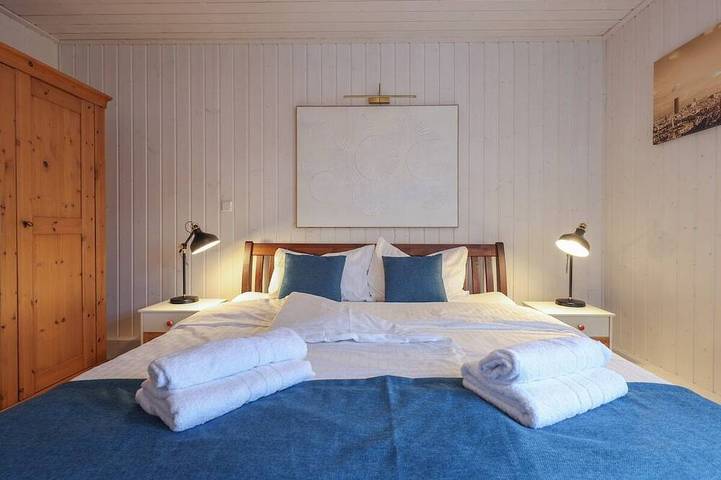 Ferienwohnung für 6 Personen, mit Terrasse und Sauna sowie Garten in Naturpark Barnim