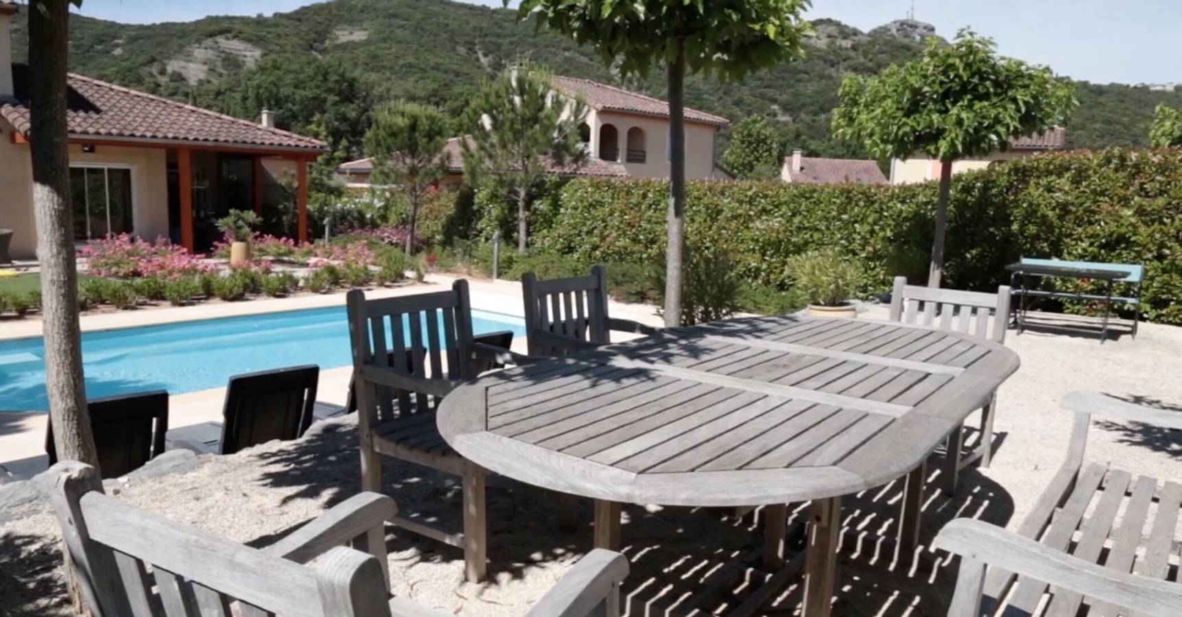 Luxury Ardeche Villa | Villa Merle | 4 Bedrooms | Private Pool in Vallon-Pont-d'Arc, Ardèche
