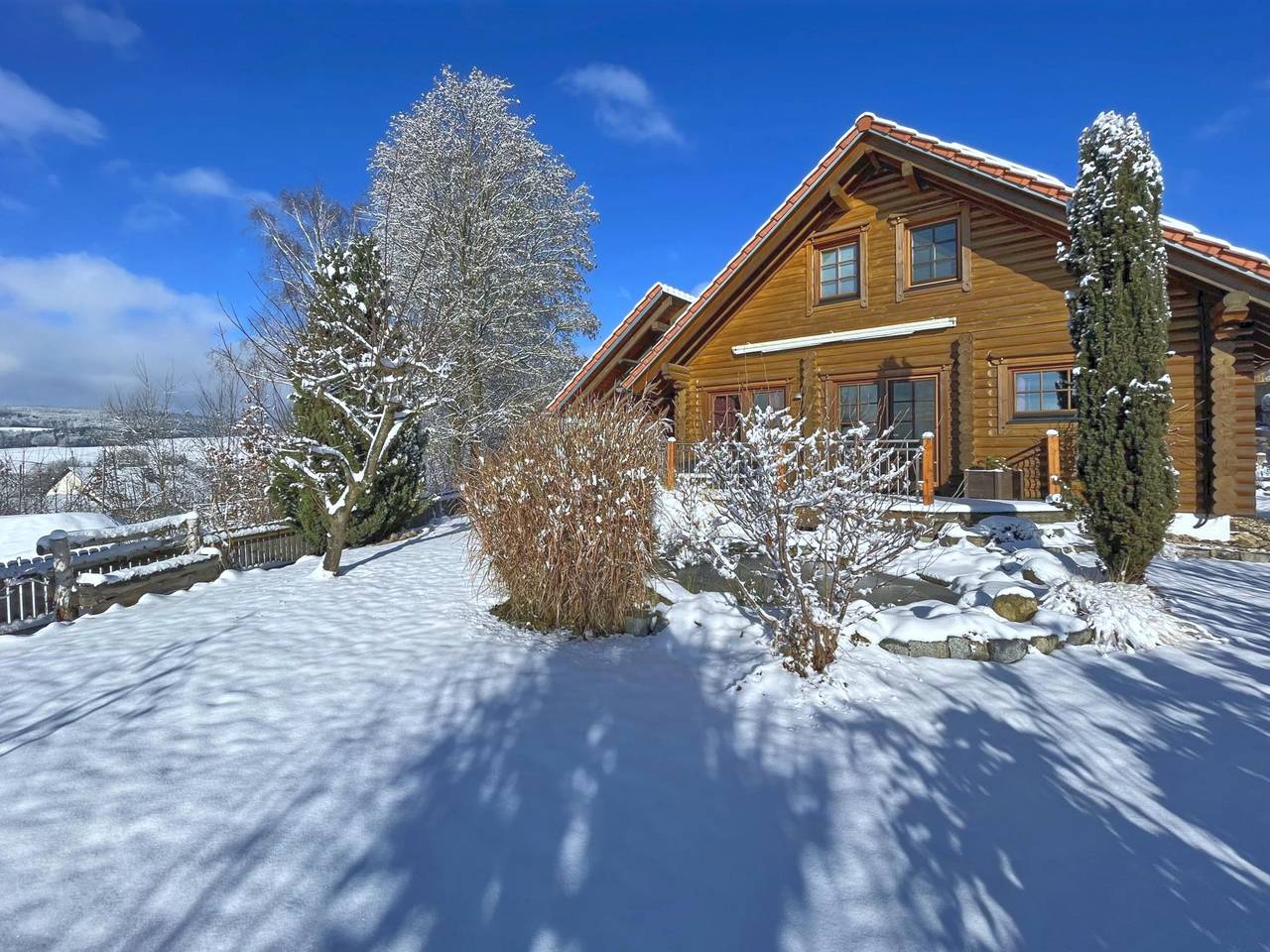 Freistehendes Ferienhaus mit Sauna und Hottub in Teunz, Naturpark Oberpfälzer Wald