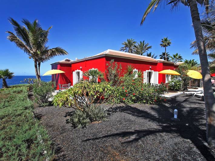 Ferienwohnung für 3 Personen, mit Pool und Garten auf La Palma