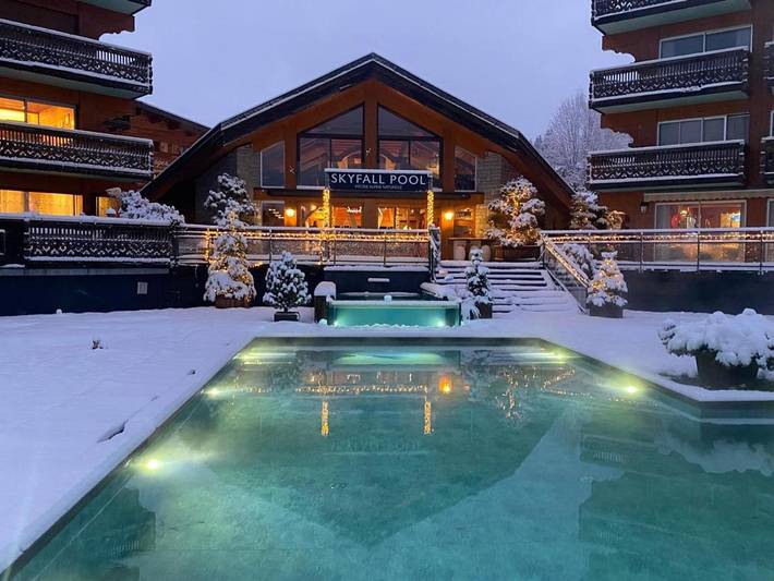 Hôtel pour 6 personnes, avec vue et jardin ainsi que sauna et piscine, animaux acceptés