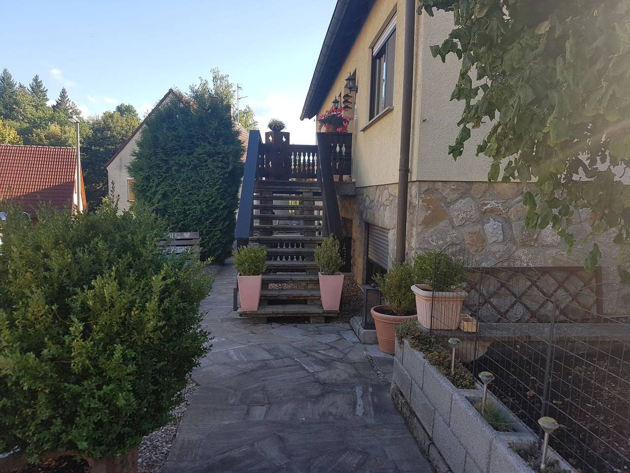 Apartamento entero, Apartamento 'Reblaus' con terraza privada y Wi-Fi in Markt Einersheim, Región Viticola de Franconia