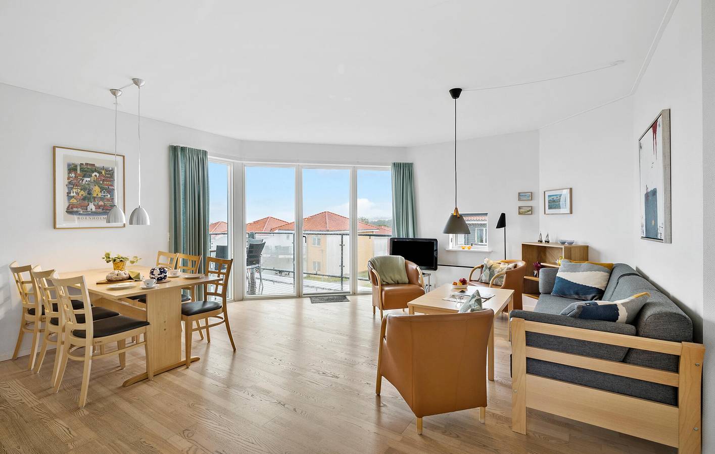 Ganze Ferienwohnung, Ferienwohnung für 6 Personen mit Garten in Gudhjem, Bornholm