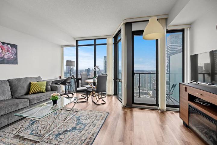 Apartament wakacyjny dla 4 osób, z balkon i widok, zwierzęta dozwolone w Toronto