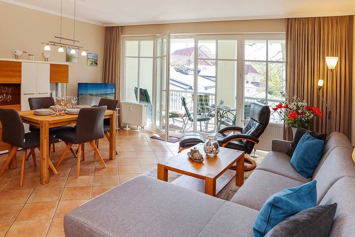 Ferienwohnung für 4 Personen, mit Balkon - 1