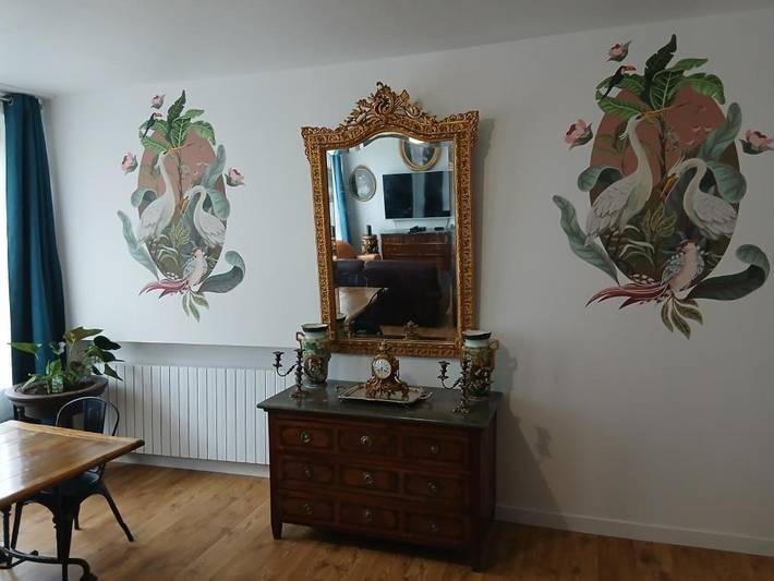 Gîte pour 6 personnes, avec vue, animaux acceptés à Gavray