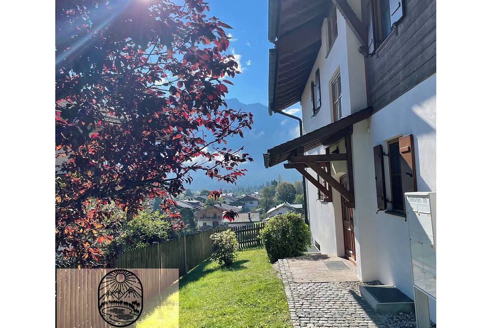 Ganze Wohnung, Fewo in Wallgau Sonnleiten mit Terrasse, Top-Küche und Parkmöglichkeiten in Wallgau, Walchensee