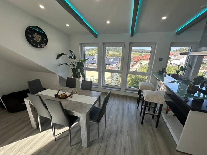 Ferienwohnung für 5 Personen, mit Balkon und Garten im Lahntal - 3