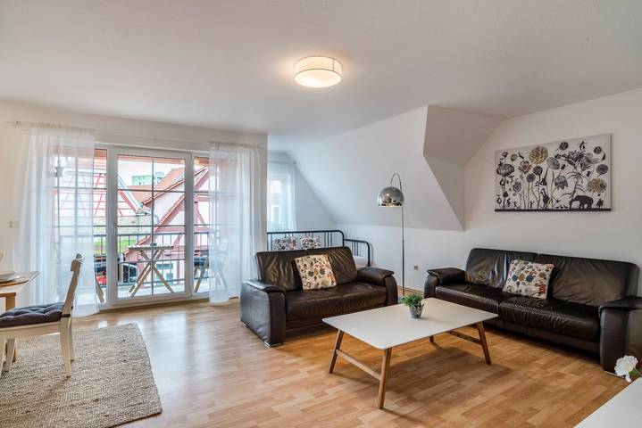 Appartement entier, Aposto Apartment 3 avec balcon et Wi-Fi in Oberderdingen, Kraichgau
