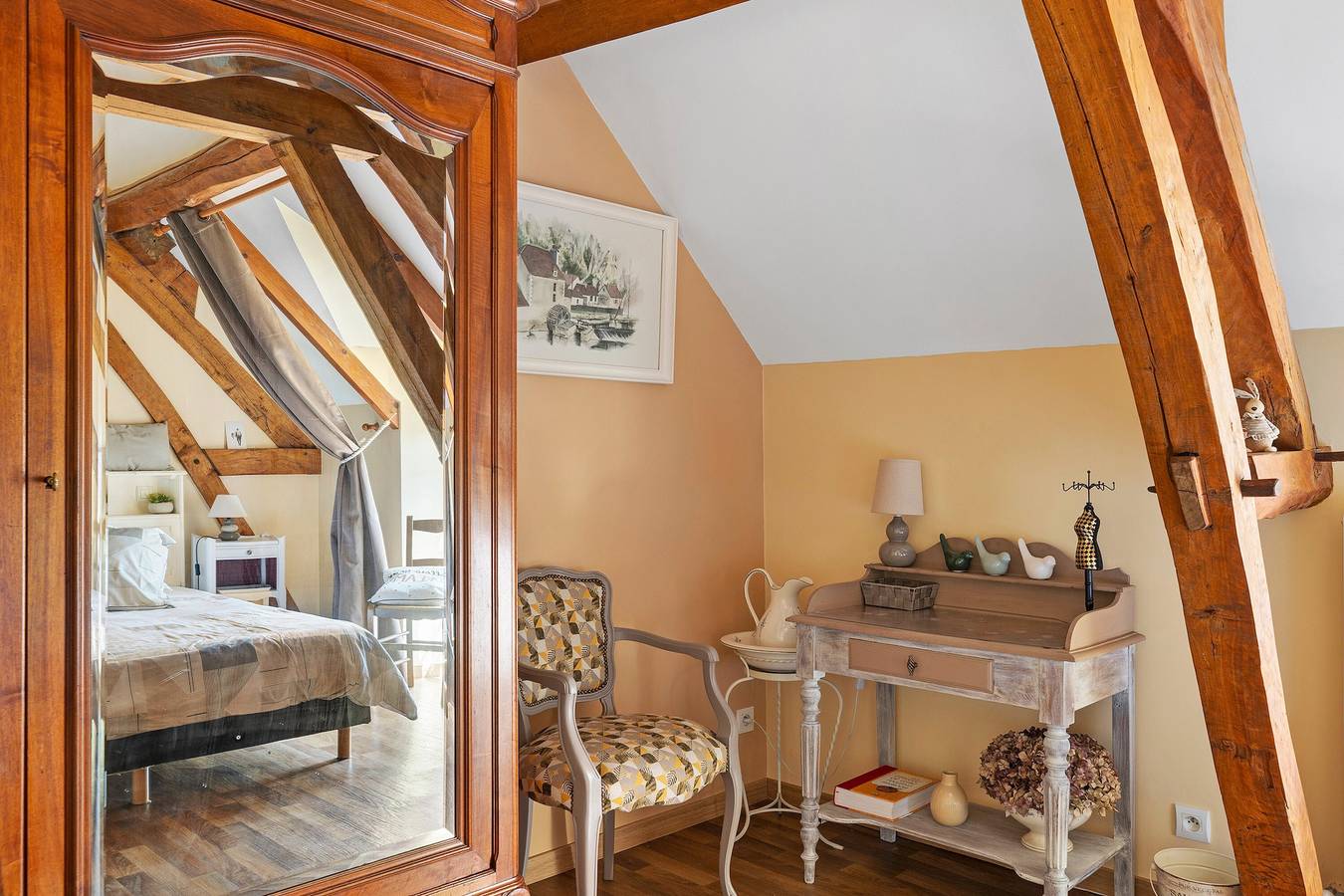 Chambre d’hôtes « Chambre Automne » avec jardin partagé et Wi-Fi in Villefranche-sur-Cher, Sologne
