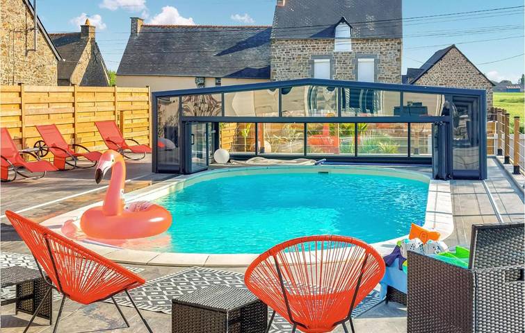 Maison de vacances pour 10 personnes, avec piscine, animaux acceptés