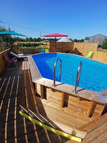 Gîte pour 6 personnes, avec terrasse et jardin à Clermont-Créans