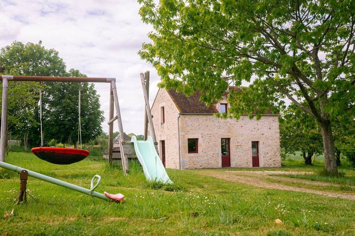 Gîte pour 6 personnes, avec Jardin