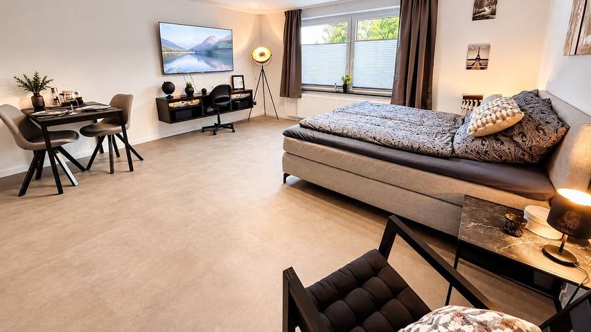 Hel lägenhet, Apartment 'Lilia' with Shared Terrace and Wi-Fi in Landkreis Holzminden