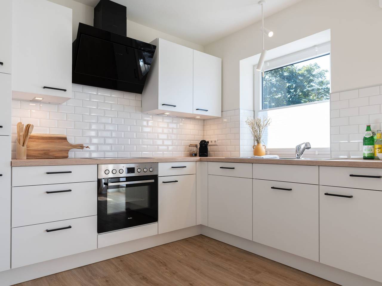 Ganze Wohnung, Küstenbutze - Modernes Apartment für 3 im Scandi-Style mit vollausgestatteter K in Mildstedt, Nordfriesland