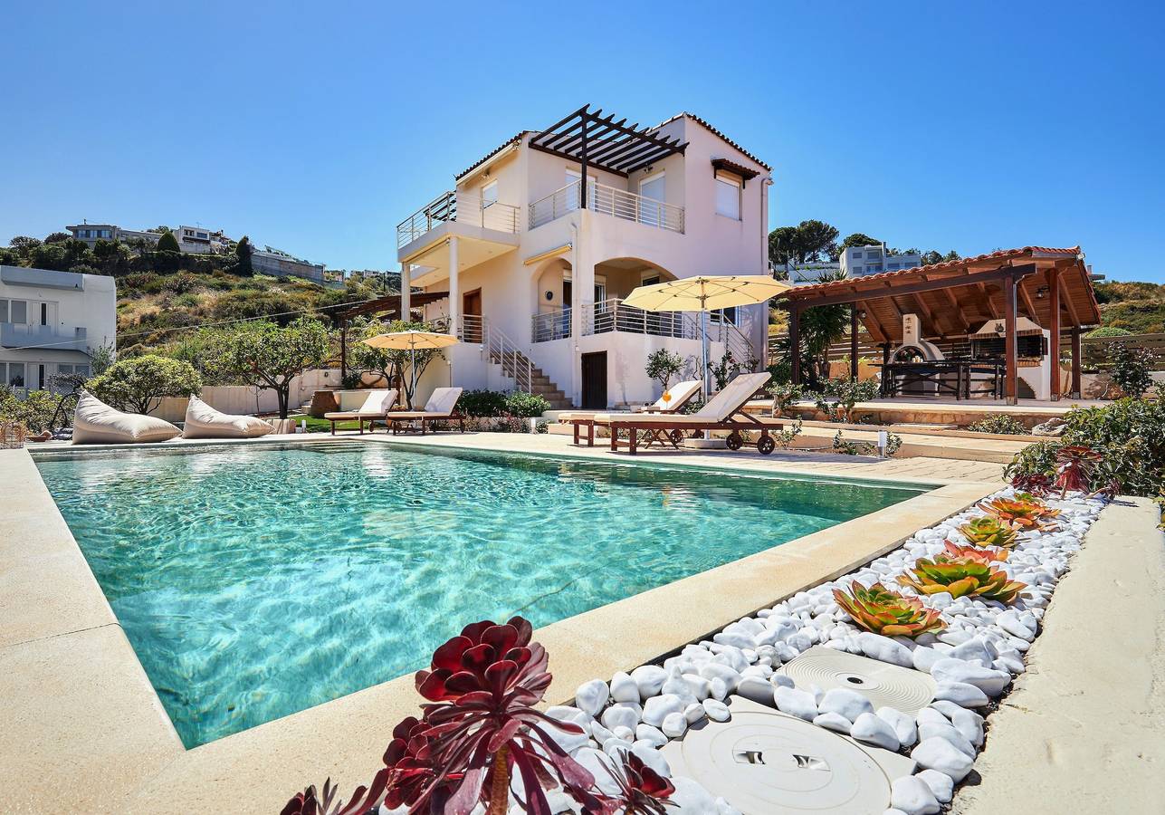 Villa with private pool and amazing view – Ru in Lygaria, Achlada