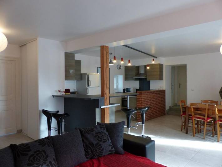 Gîte pour 6 personnes, avec jardin, animaux acceptés