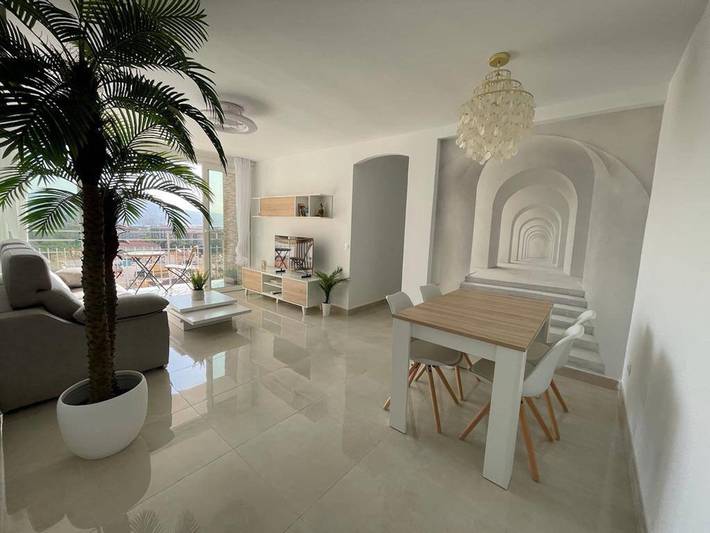 Ferienwohnung für 6 Personen, mit Balkon/Terrasse und Meerblick in Malaga - 4