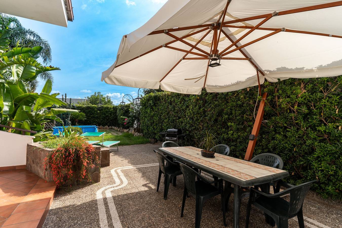 Villa "La casa di lusso di Rosa" con giardino e Wi-Fi in Alezio, Golfo di Taranto