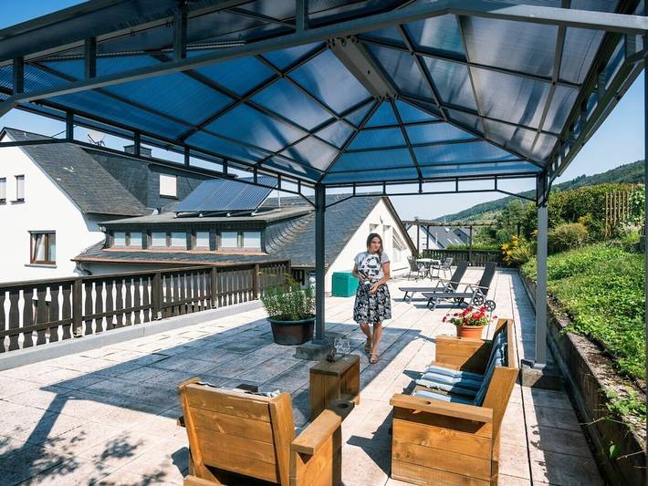 Ferienhaus für 2 Personen, mit Balkon und Terrasse sowie Garten in Burg (Mosel)